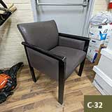 Leif Jacobsen Leather Guest Chair 