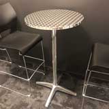 Used 23.5 inches Metallic Round Table 
