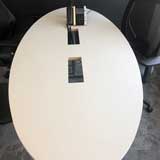 Used Oval Boardroom Table 