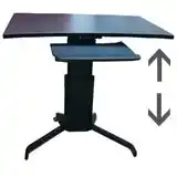 Richelieu Adjustable Height Table, 