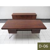 Vintage Executive Desk and Credenza 