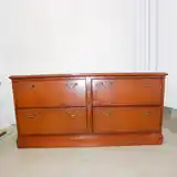 Traditional 4-Drawer Lateral Credenza, 