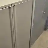 Used Teknion Mid-Height Metal Storage Cabinet, 