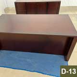 Vintage Desk & Credenza 