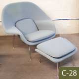 Womb Chair with Ottoman 