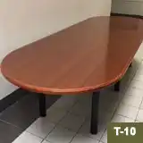Used Wood Veneer Boardroom Table, 