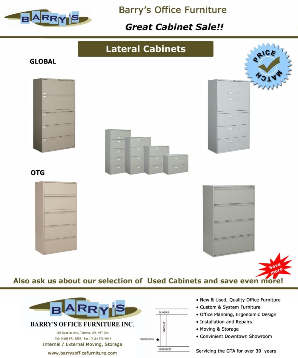 Lateral File Sale Toronto Global OTG
