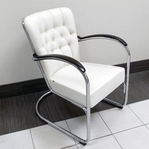 Vintage Gispen  Tufted leather chair- - Movie Rentals