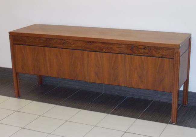 Rosewood & Walnut Credenza, Office Rental Credenza, North York, Toronto