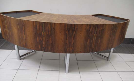 Vintage Curved Desk Furniture For Rent Toronto Gta Office