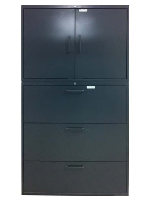 Teknion 3 Lateral Files with Storage, Office Filing Cabinets, North York, Toronto