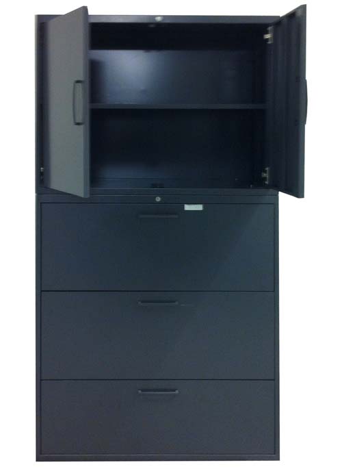 Teknion 3 Lateral Files with Storage, Office Filing Cabinets, North York, Toronto