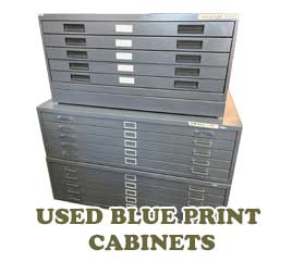 Used Metal Blue  Print Cabinets,  North York, Toronto